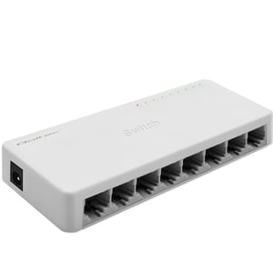 Qoltec 52248 przełącznik sieciowy Nie zarządzany Biały