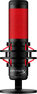 HyperX QuadCast – USB-Mikrofon (schwarz-rot) – rote Hintergrundbeleuchtung