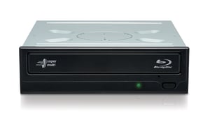 Hitachi-LG Super Multi Blu-ray Writer Internal Blu-ray RW Optical Drive, Black