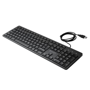 eSTUFF GLB211402 kontors tangentbord USB QWERTZ tyska svart