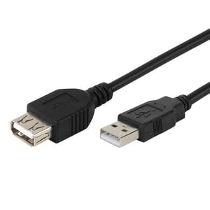 Vivanco USB 2.0, 1.8m USB Cable, USB A, Black