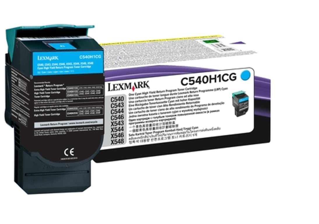 Lexmark C540H1CG kaseta z tonerem 1 szt. Oryginalny Cyjan