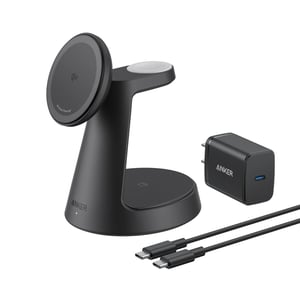 Anker MagGo Headset, Smartphone, Smartwatch Black USB Wireless Charging Fast Charging Built-in