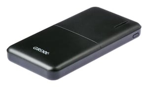 Grixx GREXTBP10B02 Lithium-Polymer-Powerbank (LiPo) 10000 mAh Schwarz