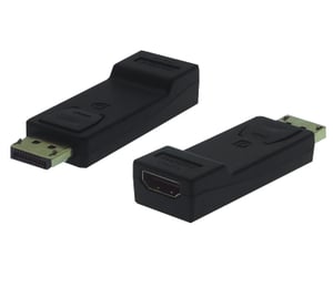 M-Cab 2200029 DisplayPort to HDMI Type A (Standard) Cable Adapter, Black