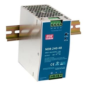 MEAN WELL NDR-240-24 power adapter/inverter, 240 W