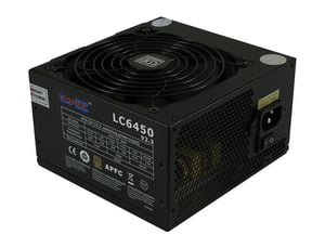 LC-Power LC6450 V2.3 moduł zasilaczy 450 W 20+4 pin ATX ATX Czarny