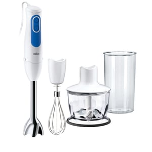 Braun MQ3035WH Sauce 0,6 l Stabmixer 700 W Blau, Weiß
