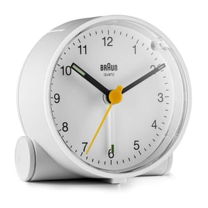 Braun BC01W Kvartsväckarklocka Vit