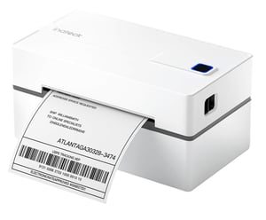 Inateck PR40 drukarka etykiet bezpośrednio termiczny 203 x 203 DPI 150 mm/s Przewodowy i Bezprzewodowy Bluetooth