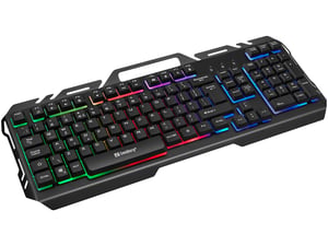 Sandberg 640-25 klawiatura Gaming USB AZERTY Belgijski Czarny