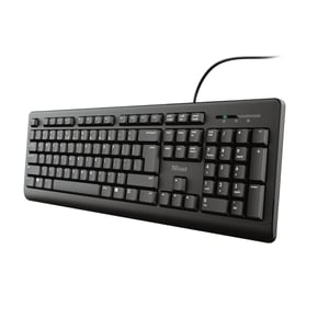 Trust Primo universellt USB-tangentbord, QWERTY, amerikansk engelska, svart