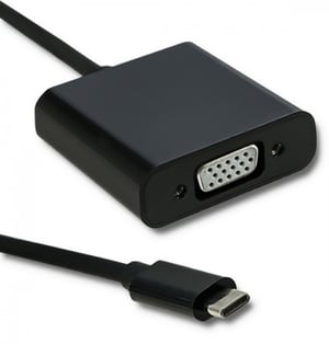 Qoltec 50376 zewnętrzna karta graficzna usb Czarny