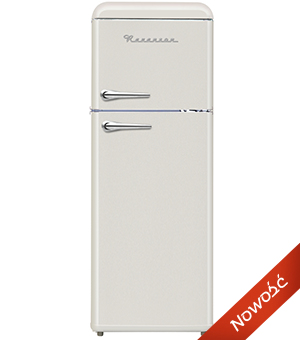 Ravanson LKK-210RC Freestanding Refrigerator-Freezer, 208 L, Cream