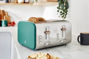 Swan ST14620GREN 6-slice toaster, 1500 W, Gray