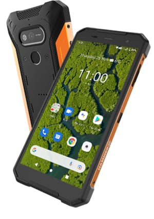 myPhone Hammer Explorer Plus 14,5 cm (5.72") Dual SIM Android 12 4G USB Type-C 4 GB 64 GB 5000 mAh Czarny, Pomarańczowy