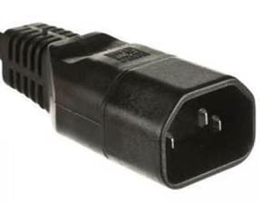 Microconnect C14PLUG-Adapter für C14-Netzstecker, schwarz