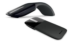 Microsoft Arc Touch Mouse – tvåhandsmus, RF-trådlös, BlueTrack