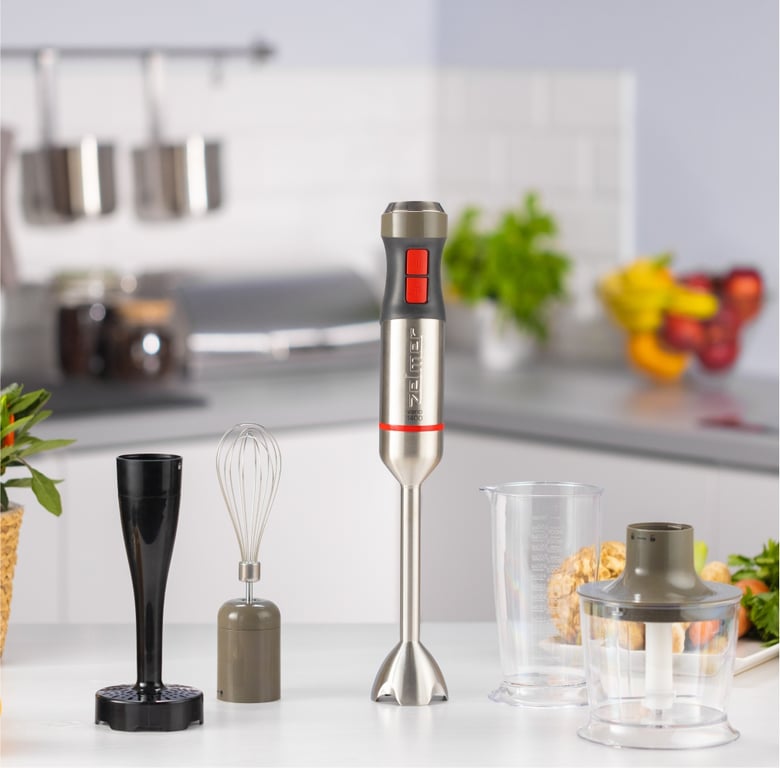 Zelmer ZHB4652 VARIO 0,5 l Blender immersyjny 1400 W Szary, Srebrny