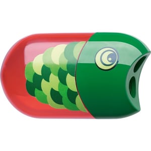 Faber-Castell 183525 Anspitzer Handanspitzer Grün, Rot