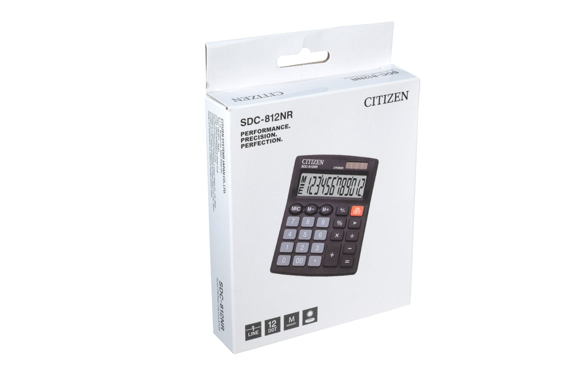 Citizen SDC-812NR kalkulator Desktop Podstawowy kalkulator Czarny