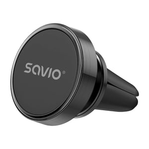 Savio CH-02 Magnetic Car Mount, Aluminum, Black