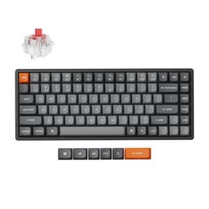 Keychron K2 Max klawiatura Uniwersalne USB + RF Wireless + Bluetooth Czarny, Szary