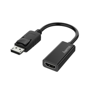 Hama 00200335 DisplayPort to HDMI Cable Adapter, Black