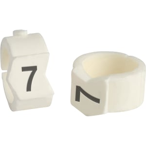 Brady SCN-36-7 znacznik kablowy Czarny, Biały Nylon 50 szt.