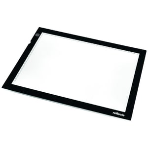 Reflecta LED Light Pad A4 Super Slim Single Photo Frame, Black