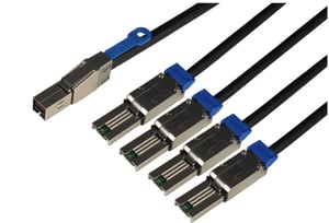Tandberg Data OV-CBLE8088FAN kabel SAS 2 m Czarny