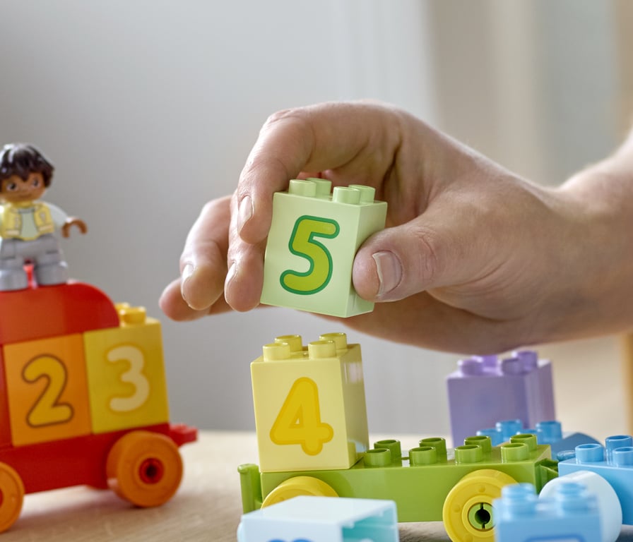 LEGO DUPLO Pociąg z cyferkami — nauka liczenia