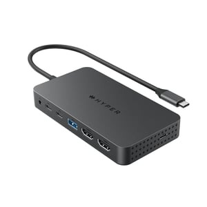 HYPER HD7002GL huby i koncentratory USB 3.2 Gen 1 (3.1 Gen 1) Type-C 10000 Mbit/s Czarny