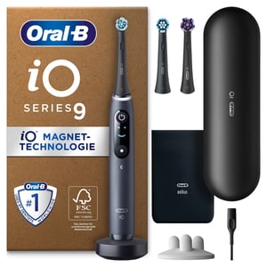 Braun Oral-B iO Series 9 Plus Edition Tandborste för vuxna med vibrationsfunktion Rosa