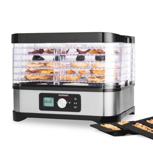 Gastroback Design Natural Plus Czarny, Stal nierdzewna, Przezroczysty 250 W