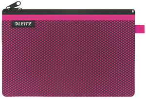 Leitz 40130023 Handtasche / Umhängetasche aus Netzgewebe, Nylon, rosa, Unisex-Tasche für Accessoires