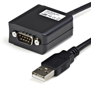 StarTech ICUSB422 adapter för DB9 M-kablar till USB-A FM, svart