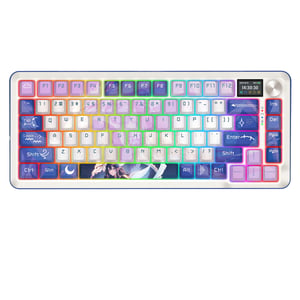 REDRAGON K708AK-RGB-PRO FLEKACT klawiatura USB + RF Wireless + Bluetooth Biały