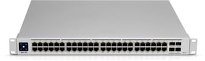Ubiquiti UniFi USW-PRO-48 nätverksswitch, hanterad L2/L3 Gigabit Ethernet (10/100/1000) 1U silver