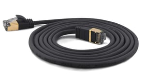 Wantec 7199 kabel sieciowy Czarny 0,25 m Cat7 S/FTP (S-STP)