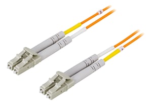 Deltaco LCLC-20M InfiniBand/Fiber Optic Cable, 2x LC, Orange