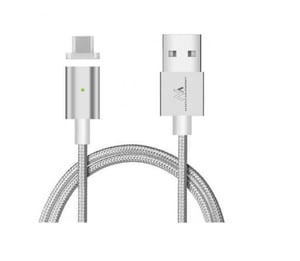 Maclean MCE178 USB 2.0 Cable, 1 m, USB-A to USB-C, Silver