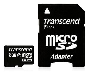 Transcend TS8GUSDHC10 pamięć flash 8 GB MicroSDHC NAND Klasa 10