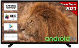 Hitachi 42HAE4351 106.7 cm (42") Full HD Smart TV with Wi-Fi, Black, 300 cd/m²