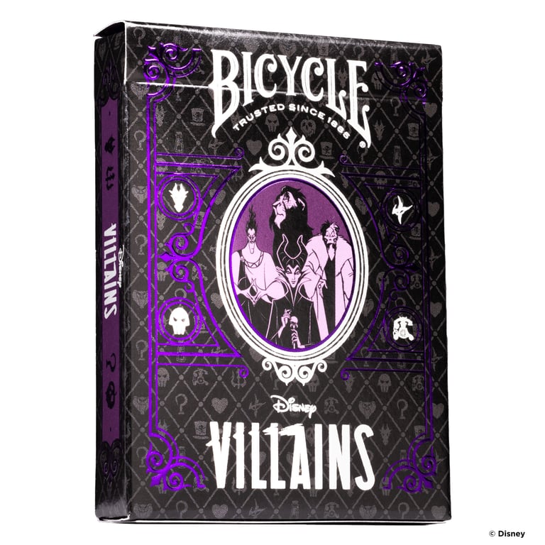 Bicycle Disney Villains karta do gry 56 szt.