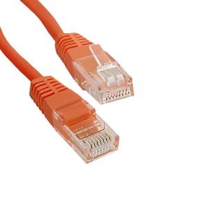 Qoltec Cat5e, UTP, 1 m nätverkskabel, orange, U/UTP (UTP)