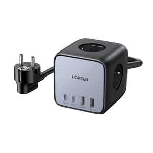 Ugreen Diginest Cube 7-in-1 3 x Type-C Power Outlets 1.8 m 4 3680 W Black