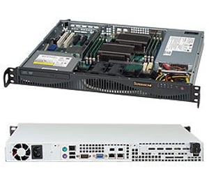 Supermicro SuperChassis 512F-350B1 Rack Czarny 350 W
