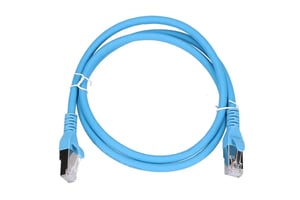 Extralink Cat.6A S/FTP 1m Copper LAN Patchcord, 10 Gbit/s Twisted-Pair Network Cable