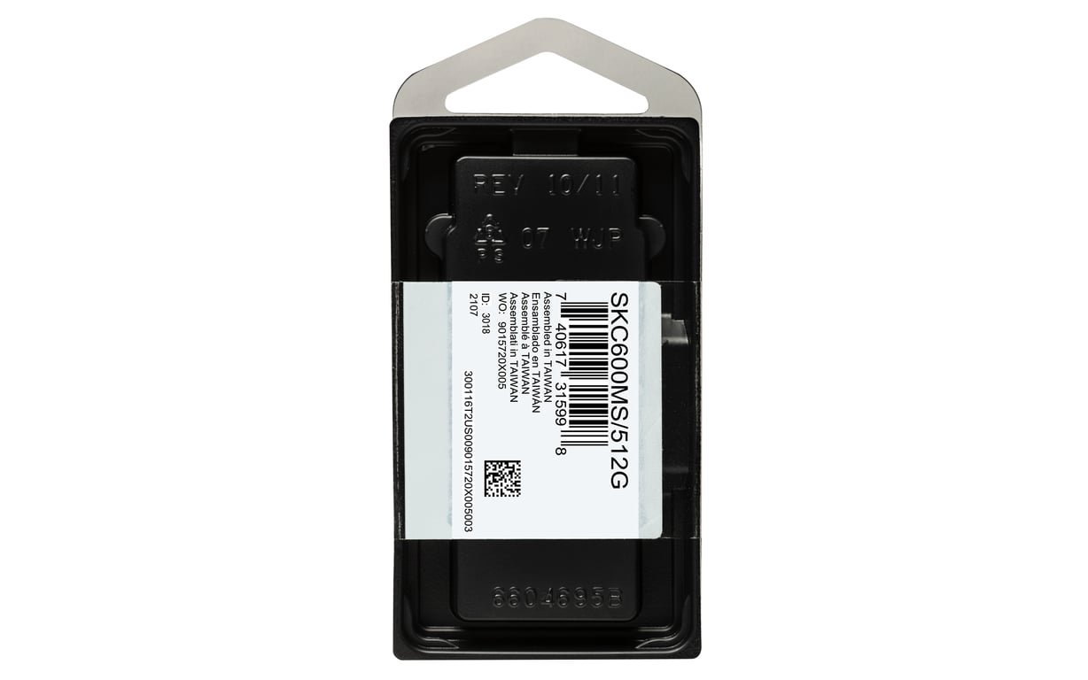 Kingston Technology Dysk SSD KC600 SATA3 mSATA 512GB